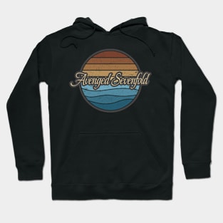 Avenged Sevenfold Retro Waves Hoodie